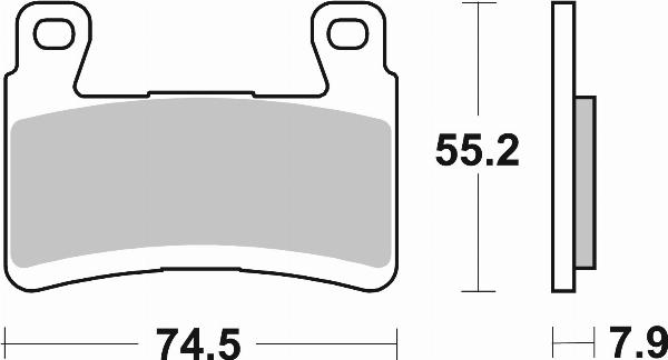 Brembo 07KA29SR - BRAKE PADS ORO