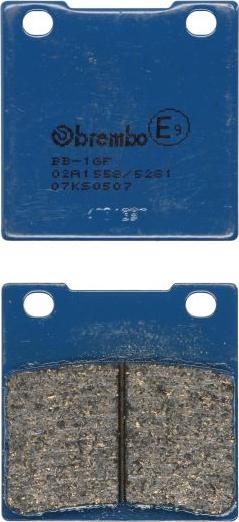 Brembo 07KS0507 - BRAKE PADS ORO