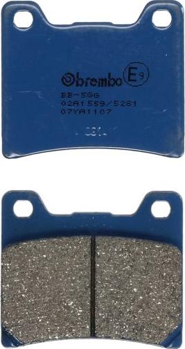 Brembo 07YA1107 - BRAKE PADS ORO