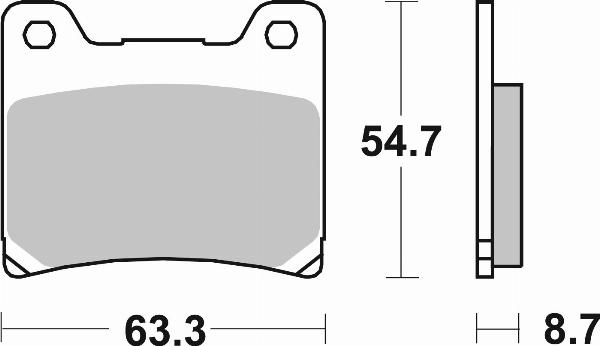 Brembo 07YA11SA - BRAKE PADS ORO