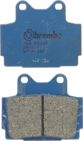 Brembo 07YA1207 - BRAKE PADS ORO