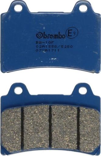 Brembo 07YA1711 - BRAKE PADS ORO