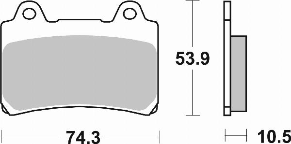 Brembo 07YA17SA - BRAKE PADS ORO