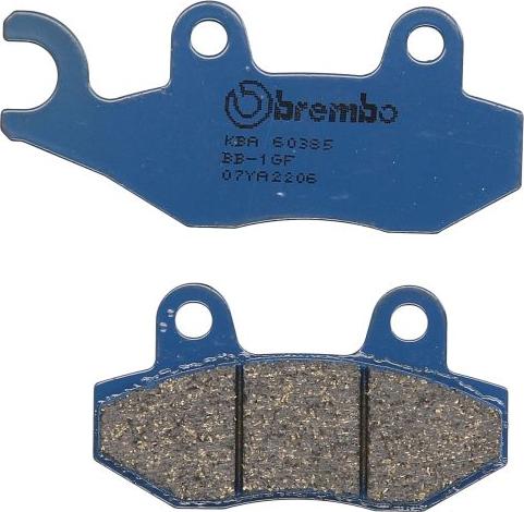 Brembo 07YA2206 - BRAKE PADS ORO