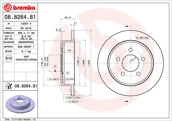 Brembo 08.8264.81