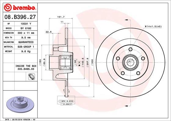 Brembo 08.B396.27