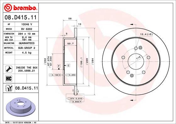 Brembo 08.D415.11