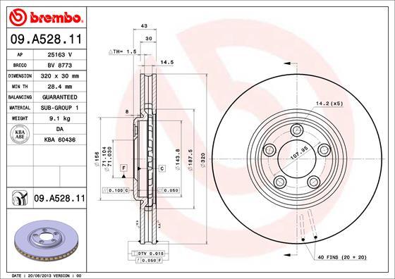 Brembo 09.A528.11 - Auto