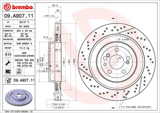Brembo 09.A907.11
