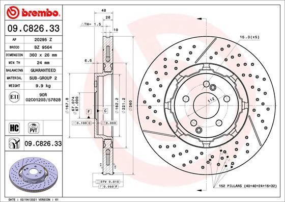Brembo 09C82633