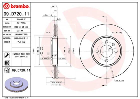 Brembo 09.D720.11
