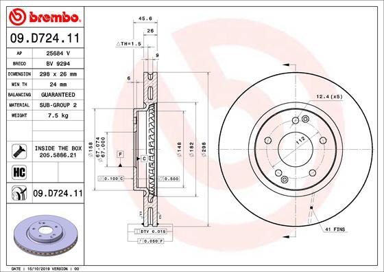 Brembo 09D72411