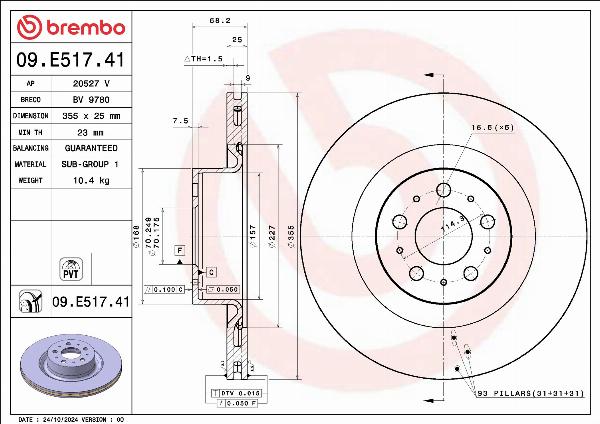 Brembo 09.E517.41