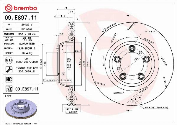 Brembo 09.E897.11