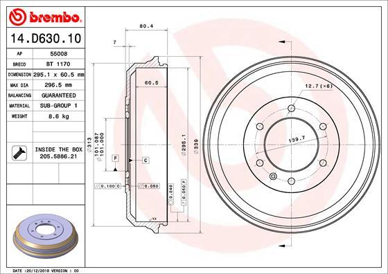 Brembo 14.D630.10 - Auto