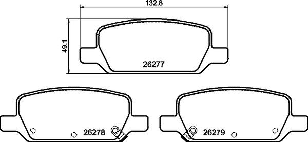 Brembo P 09 027 - BREMŽU