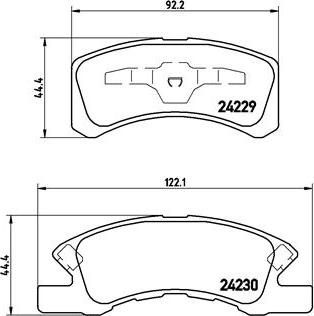 Brembo P 16 011 - Bremžu