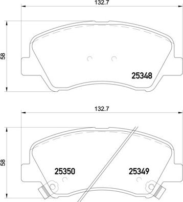 Brembo P 18 025X - Bremžu
