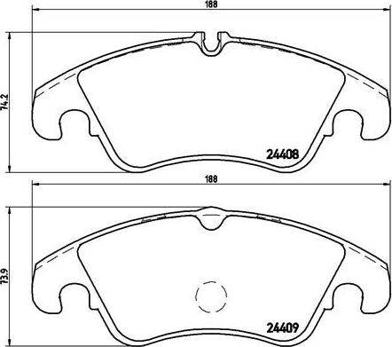 Brembo P 24 074 - BREMŽU