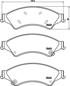 Brembo P 24 153X - FDB4832