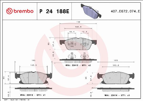 Brembo P24188E - Auto Part
