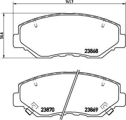 Brembo P 28 035 - Bremžu