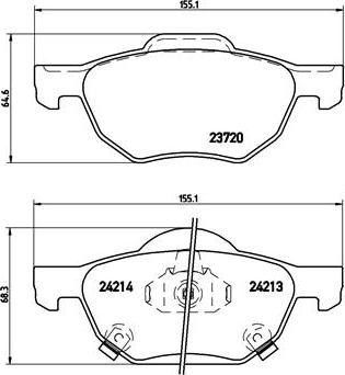 Brembo P 28 036 - FDB1704