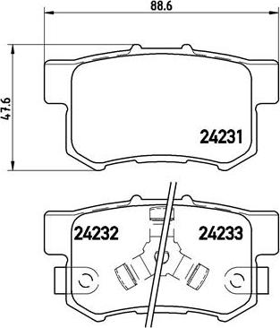 Brembo P 28 051 - Bremžu