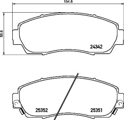 Brembo P 28 068 - Bremžu