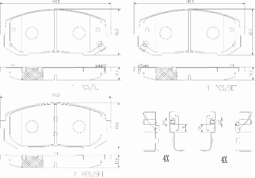 Brembo P 30 138 - Bremžu