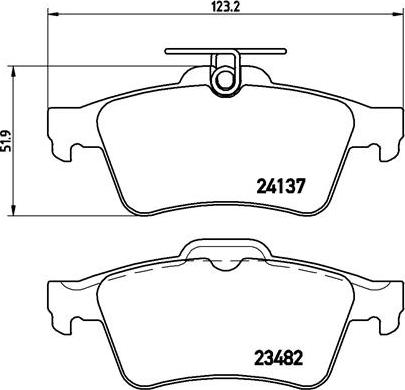 Brembo P 59 042X - Bremžu