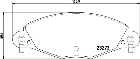Brembo P 61 072 - FDB1412