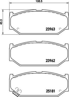 Brembo P 79 023 - Bremžu