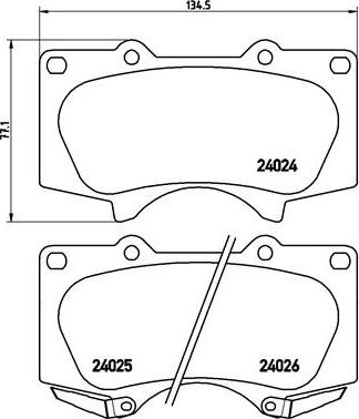 Brembo P 83 102 - BREMŽU