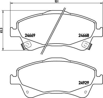 Brembo P 83 109 - FDB4047