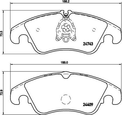 Brembo P 85 098 - Bremžu