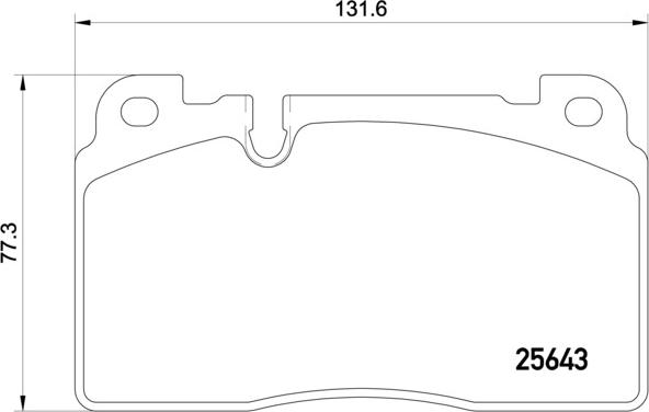 Brembo P 85 122 - Bremžu