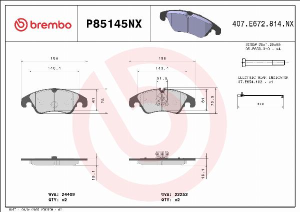 Brembo P85145NX