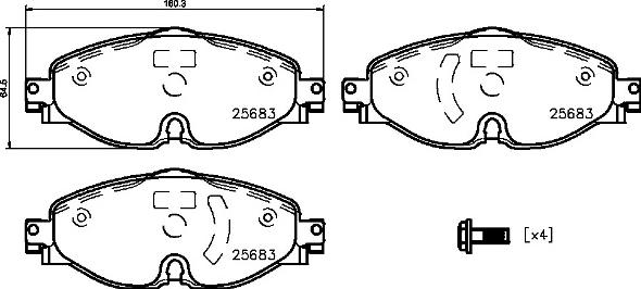 Brembo P 85 147X - BREMŽU
