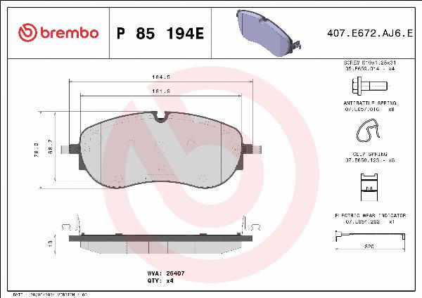 Brembo P85194E