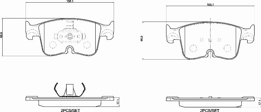 Brembo P 85 199 - BREMŽU