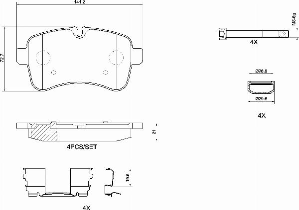 Brembo PA6027G - Auto Part