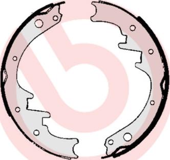 Brembo S37501 - Bremžu loku komplekts