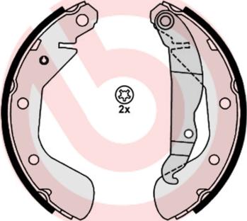 Brembo S 59 514 - Bremžu