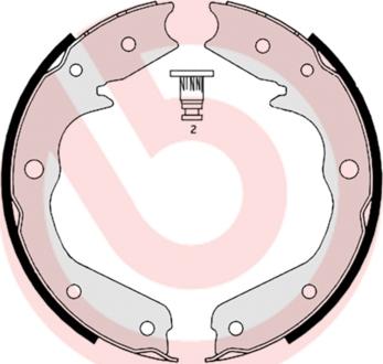 Brembo S 59 527 - Bremžu