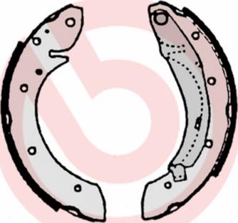 Brembo S61522 - Bremžu loku komplekts