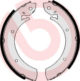 Brembo S68513 - Bremžu loku komplekts