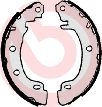 Brembo S 68 522 - Bremžu