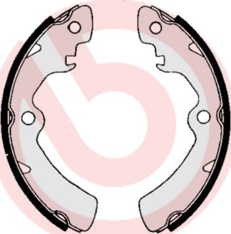 Brembo S79503 - Bremžu loku komplekts
