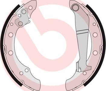 Brembo S85508 - Bremžu loku komplekts